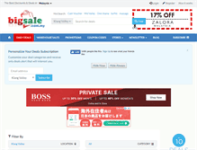 Tablet Screenshot of deals.bigsale.com.my